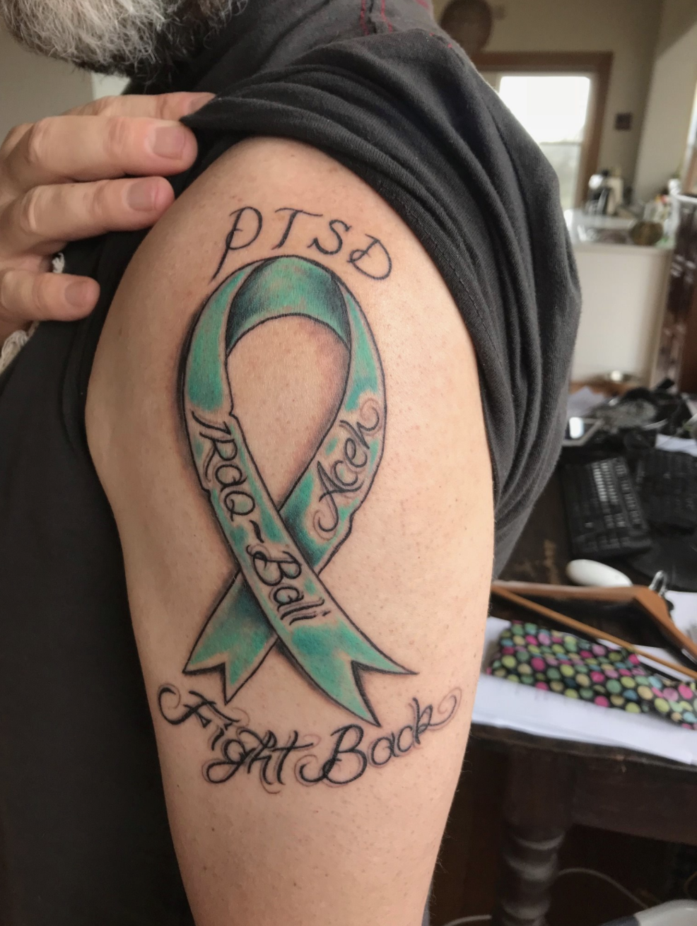 PTSD - fighting back with tattoo ink - THE BARON
